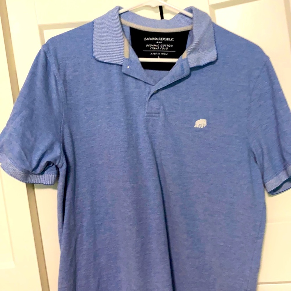 Mens L Banana Republic polo